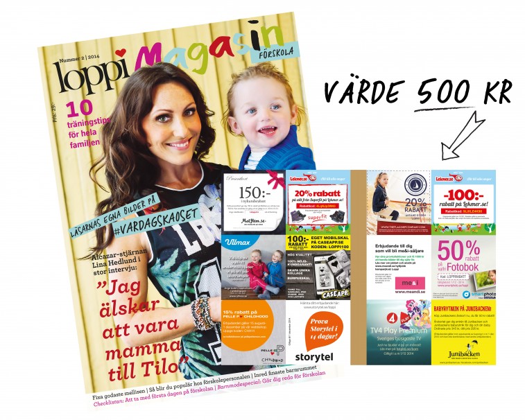 Tidning och kuponger